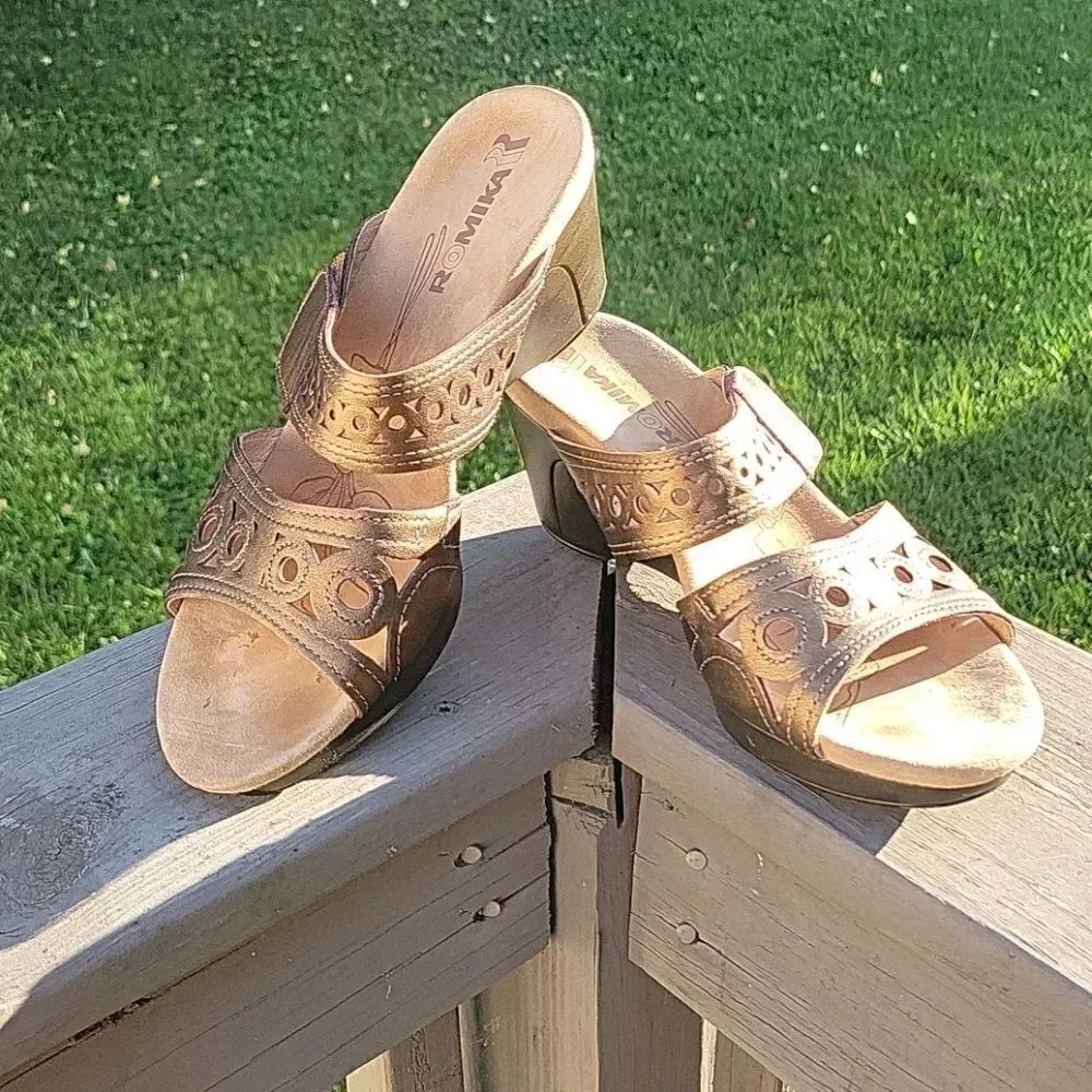Romika copper Waikiki 16 sandals size EU 39